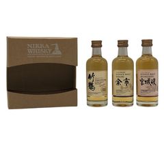東京都限定◇ニッカ 余市 竹鶴 宮城峡 ミニボトル 3本セット 50ml【Q2