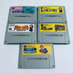 SFC スーパーファミコン マリオなど 5個 セット まとめ 起動確認済 76100691