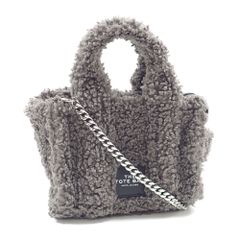 マーク・ジェイコブス(Marc Jacobs) マークジェイコブス ハンドバッグ レディース グレー ポリエステル THE TEDDY MINI
