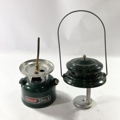 ☆ コールマン ワンマントル ランタン 286A 緑 Coleman ホワイト