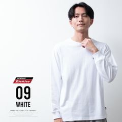 tシャツ 長袖 ディッキーズ GENUINE Dickies Tシャツ 長袖シャツ クルーネック 綿100 ワッペン 秋冬 ロンt ミニワッペン アメカジ カジュアル 全4色 03-0462my(商品番号) GENELESS ジェネレス
