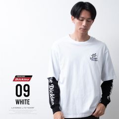 tシャツ 長袖 袖レイヤード ディッキーズ クルーネック Tシャツ プリントシャツ GENUINE Dickies プリントtシャツ ストリート 全4色 6473-9804 03-0463my(商品番号) GENELESS ジェネレス