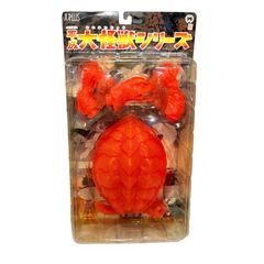 X-PLUS 平成大怪獣シリーズ ガメラ1995 クリアオレンジ ガメラ 大怪獣空中決戦 ソフビフィギュア