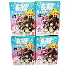 BANDAI R-style To LOVEる ララ 金色の闇 古手川唯 別バージョン含む 4種セット フィギュア