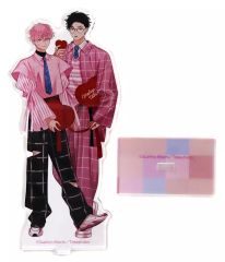 【中古】アクリルスタンド・アクリルパネル 嵐＆ハナメ(dear signal) 等身アクリルスタンド 「フェイクファクトリップスCafe and more×コラボカフェ本舗BLANC」