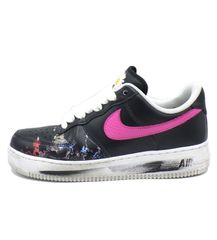 ナイキ NIKE × ピースマイナスワン PEACEMINUSONE 【 AIR FORCE 1 AQ3692 004 】 エア フォース 1 ロー パラノイズ 3.0 ブラック アンド マルチカラー スニーカー n12034