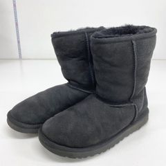 UGG australia ムートンブーツ ブラック 23cm S/N 5825 USA6 UK4.5 EU37 アグ オーストラリア 黒[OK06319]