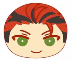 【中古】ぬいぐるみマスコット・ぬいぐるみバッジ 鬼龍紅郎 「あんさんぶるスターズ! おまんじゅうにぎにぎマスコット ちび2」