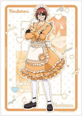【新品】ポスター A3マット加工ポスター 泥田耕太郎 描き下ろし メイド衣装ver. 「TVアニメ 妖怪学校の先生はじめました!」