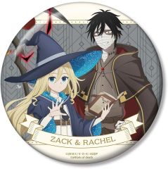 【新品】バッジ・ビンズ ザック＆レイチェル 描き下ろし 100mm缶バッジ 魔法使いver. 「殺戮の天使」