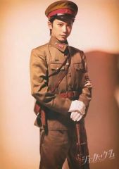 【中古】生写真(男性) 阿部快征(小田切)/膝上・キャラクターショット/軍服ショット/舞台「ジョーカー・ゲーム」個人セットブロマイド