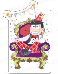 [중고] 종이제품(캐릭터) 오소마츠 6자의 생일 축하 카드(봉투&씰 첨부) [오소마츠씨]