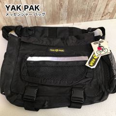 YAK PAK ヤックパック 大容量 メッセンジャーバッグ ブラック 未使用 タグ付き タ