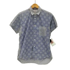 コムデギャルソンシャツ COMME des GARCONS SHIRT MADE IN FLANCE フランス製 ストライプ 水玉 ドット シャツ メンズ import：XS 