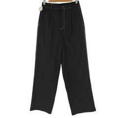 ザラ ZARA 1タック ステッチデザイン パンツ メンズ JPN：S 