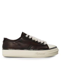 リプレゼント メンズ シューズ スニーカー キャップ レザー Represent Mens Cap Leather LowTop Trainers Dark Brown ブラウン