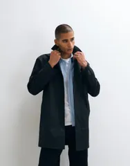 エイソス メンズ アウター コート ASOS DESIGN trench coat Black ブラック