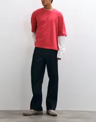 ジャック アンド ジョーンズ メンズ ボトムス デニムパンツ ジーンズ Jack Jones Ted relaxed straight jeans indigo wash Blue Denim デニム