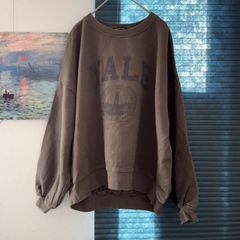 M AMERICAN HOLIC アメリカンホリック 【美品】 スウェット トレーナー トップス カーキ 綿100％ ゆったり オーバーサイズ 長袖 秋冬 V191