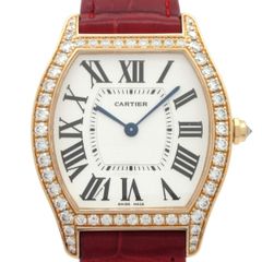 Cartier(カルティエ) 腕時計美品 トーチュ MM WA501008 レディース K18PG×革ベルト/要OH 白