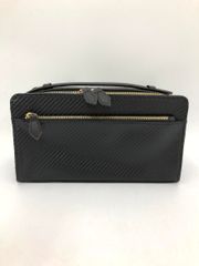 DIABLO×Merge ディアブロ×マージ セカンドバッグ ダブルファスナー ハンド バッグ ブラック ■■ メンズ
