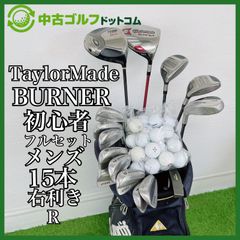 ゴルフクラブ メンズ セット キャディバッグ付 テーラーメイド BURNER PRGR アイアンセット パター 右 15本 初心者 フルセット