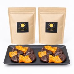 今だけ！ 人気商品です。 お試し価格 間もなく終了 完熟八朔オランジェット 60g×2袋 チョコレート 柑橘 スイーツ 奈良直送