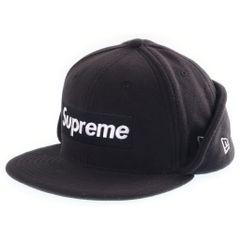 SUPREME (シュプリーム) 17AW New Era Polartec Earflap ニューエラ イヤーフラップ キャップ 帽子 ブラック