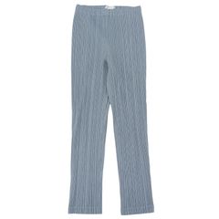 美品▲PLEATS PLEASE プリーツプリーズ イッセイミヤケ PP83-JF423 プリーツ パンツ ブルー 2 日本製 正規品 レディース