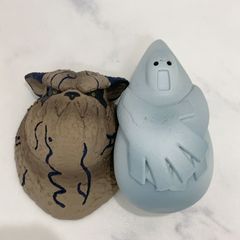 NARUTO 一番くじ F賞 デスクトップフィギュア 守鶴 起爆粘土 2種セット