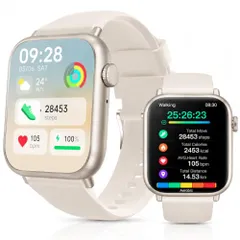 ★新品★スマートウォッチ iPhone Android 両方対応 2026モデル IP68日常防水 150 種類スポーツモード 活動・心拍数・睡眠・消費カロリー記録 1.85インチ画面 ハンズフリー通話機能搭載 日本語メニュー LINE・各種 efdbcc7c