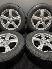 ★225/65R17 BRIDGESTONE/DM-V3 23年製 VIOLENTO 17インチ 7J +40 114.3 5H スタッドレス 4本 ハリアー RAV4 NX (南7-N332)