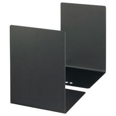 本棚やデスクの本をすっきり整理 ブックエンド L型 大 スチール製 滑り止め付き 1組2枚 5セット 本立て 書類整理 オフィス 在宅ワーク 全2色