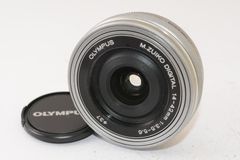 ★ジャンク品★ OLYMPUS オリンパス M.ZUIKO DIGITAL ED 14-42mm F3.5-5.6 EZ MSC シルバー 接点不良 J2610024