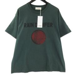 未使用 JieDa ジエダ PLANET PIGMENT TEE Jie-25S-CT13-A 半袖Tシャツ ヴィンテージ加工 グリーン 1 71016945