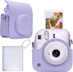 【期間限定】【数量限定】instax FUJIFILM mini 13/12/11 互換品 インスタントカメラ パープル Aenll