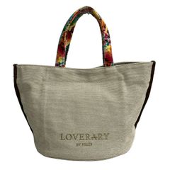 FEILER(フェイラー) トートバッグ ベージュ×マルチ LOVERARY/ミニバッグ