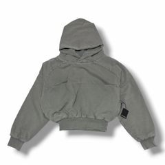 未使用 entire studios Double double hood ダブルフーディー スウェットパーカー エンタイアスタジオ ES2367 グレー M （22820M）