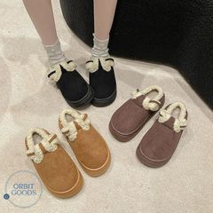 ムートン モカシン レディース ボア ローファー モカシン シューズ モカシン シューズ ローファー もこもこ あったか スリッポン おしゃれ 秋 冬 大きいサイズ シューズ