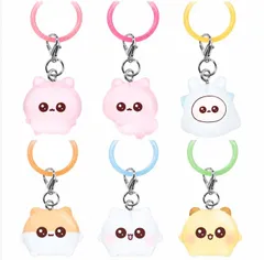 うちゃ＆もっちりはむ ちゅるんとめじるしコレクション 全6種セット コンプリート ガチャガチャ カプセルトイ