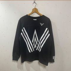 adidas × White Mountaineering スウェット メンズM 秋冬 ポリエステル コットン 中国製