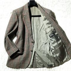 VETEMENTS ROL★80s vintage★MADE IN FRANCE★入手困難★カシミア混 千鳥格子チェック×ウィンドウペン テーラードジャケット フランス製