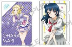ラブライブ!サンシャイン!! ぷちクリアファイルコレクション 小原鞠莉 (衣装バージョン) & 津島善子 (制服バージョン) グッズ クリアファイル