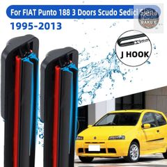 フロントワイパーアクセサリー ダブルラバーカーワイパー FIAT Punto 188 3ドア Scudo Sedici Siena 1995-2013 ブラシ