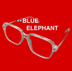 【新品】BLUE ELEPHANT メガネ　ユニセックス　S00126,ZENTA, crystal