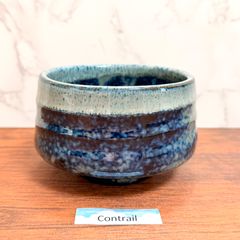 【美濃焼】抹茶碗  青うのふ 陶器 茶道 茶器 Mino Ware Matcha Bowl Tea Ceremon