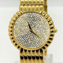 稼働 未使用級 レイモンドウェイル ゴールド 腕時計 4805-2 付属品付き RAYMOND WEIL レイモンド ウェイル ラインストーン ゴールド QZ メンズ