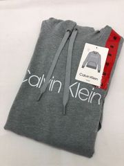 【未使用品】Calvin Klein　カルバンクライン　メンズ　長袖フーディ　パーカー　グレー　Mサイズ