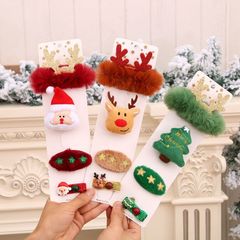 ヘアクリップ クリスマスオーナメント セット デコヘアピン パーティー髪飾り ギフト