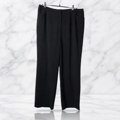 【美品】VINVERT ヴァンヴェール 三陽商会 センタープレス スラックスパンツ 黒 13ABR